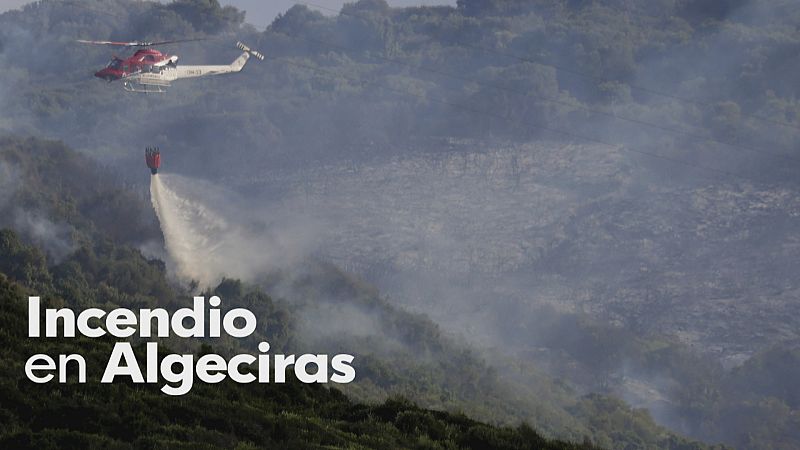 Controlado el incendio de Algeciras - Ver ahora