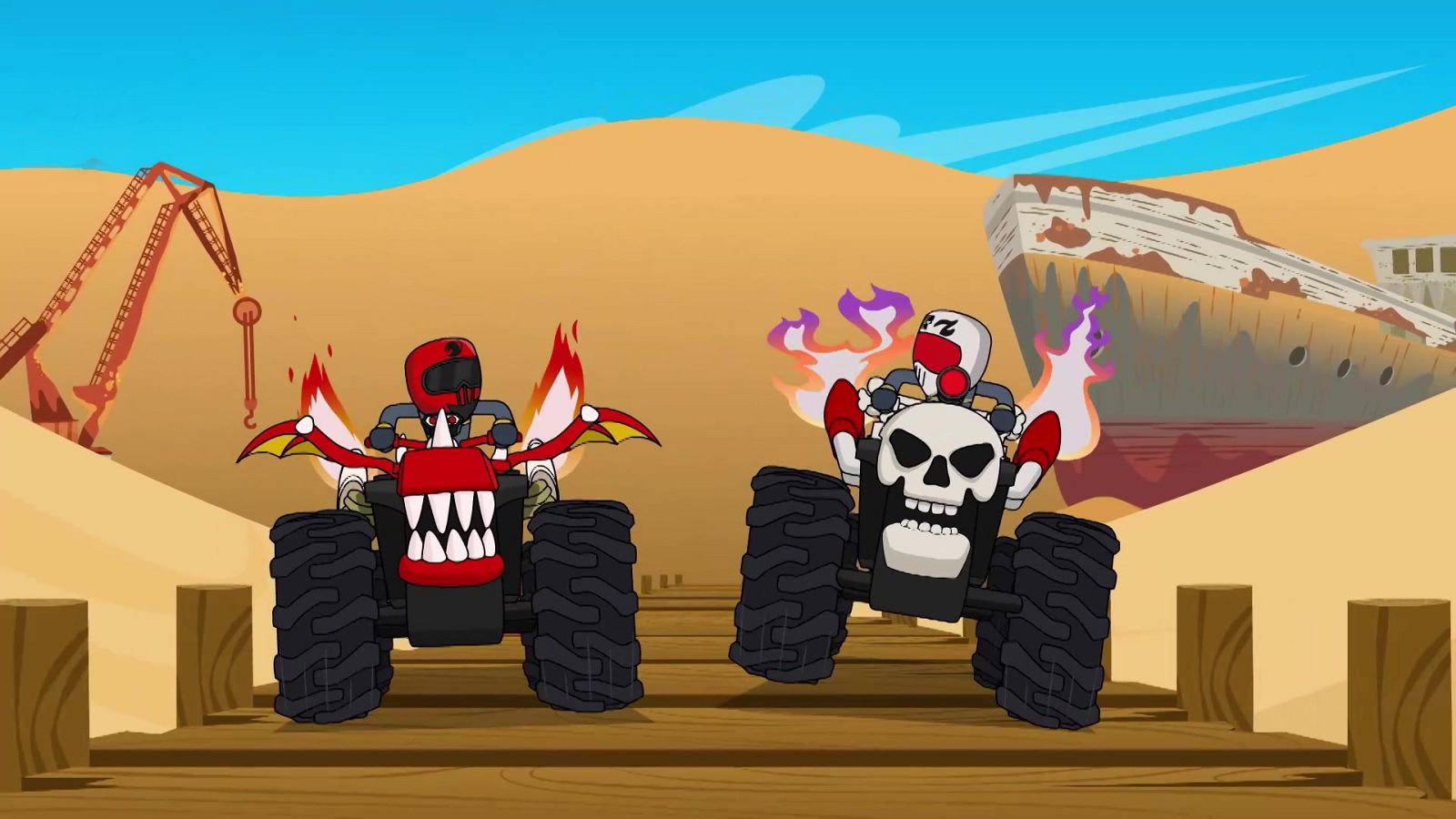 Saltos bestiales en el viejo puerto marítimo - Swap Riders: Tunning The Beast | Ver