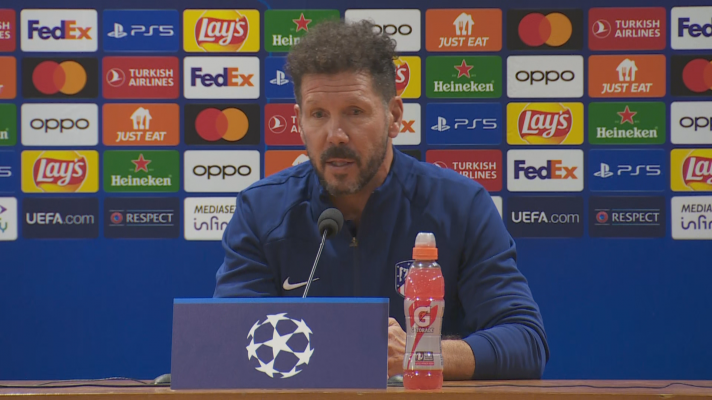 Simeone: "Confío mucho en el juego del equipo"