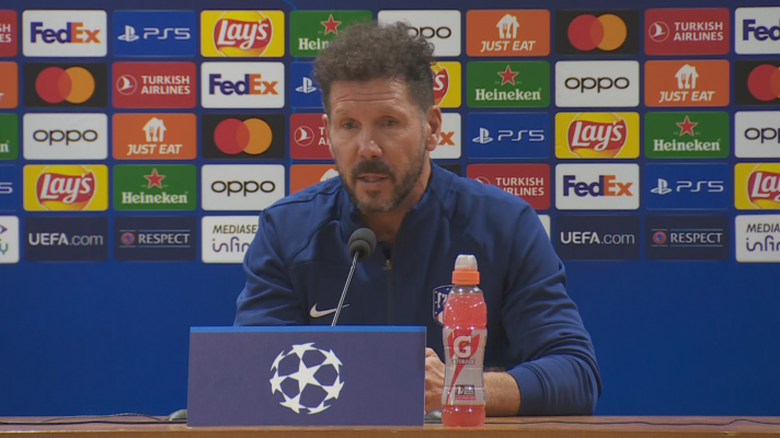 Champions League - Simeone: "Confío mucho en el juego del equipo"