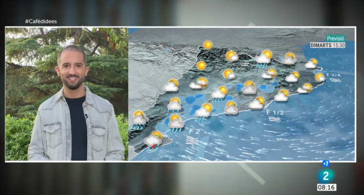 El temps - Dimarts amb menys calor i l'arribada de ruixats pel sud