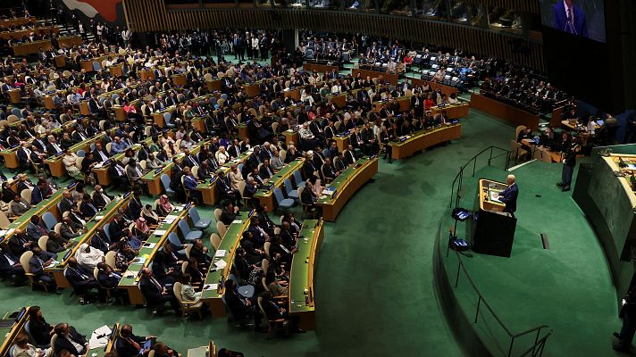 Telediario 2 - Biden alerta ante la ONU del peligro de que Rusia derrote a Ucrania