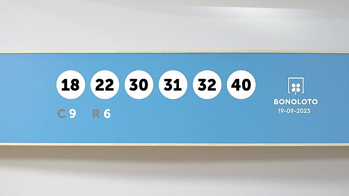 SELAE - Sorteo de la Lotería Bonoloto y Euromillones del 19/09/2023