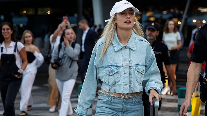 Telediario 2 - Las jugadoras se concentran con la selección a su pesar