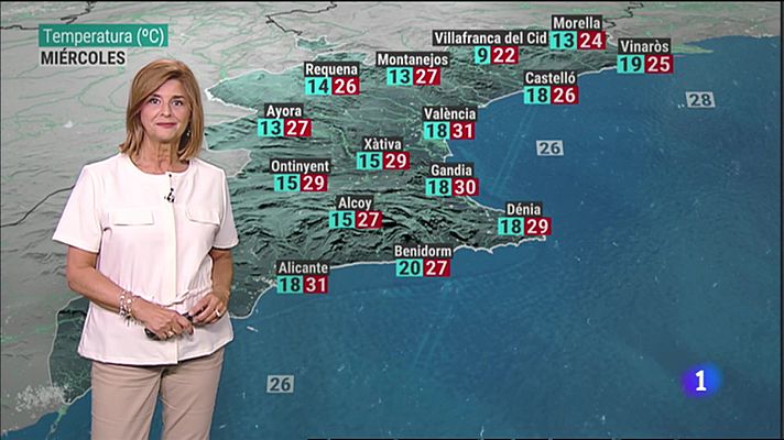 El tiempo en la Comunitat Valenciana 19/09/23