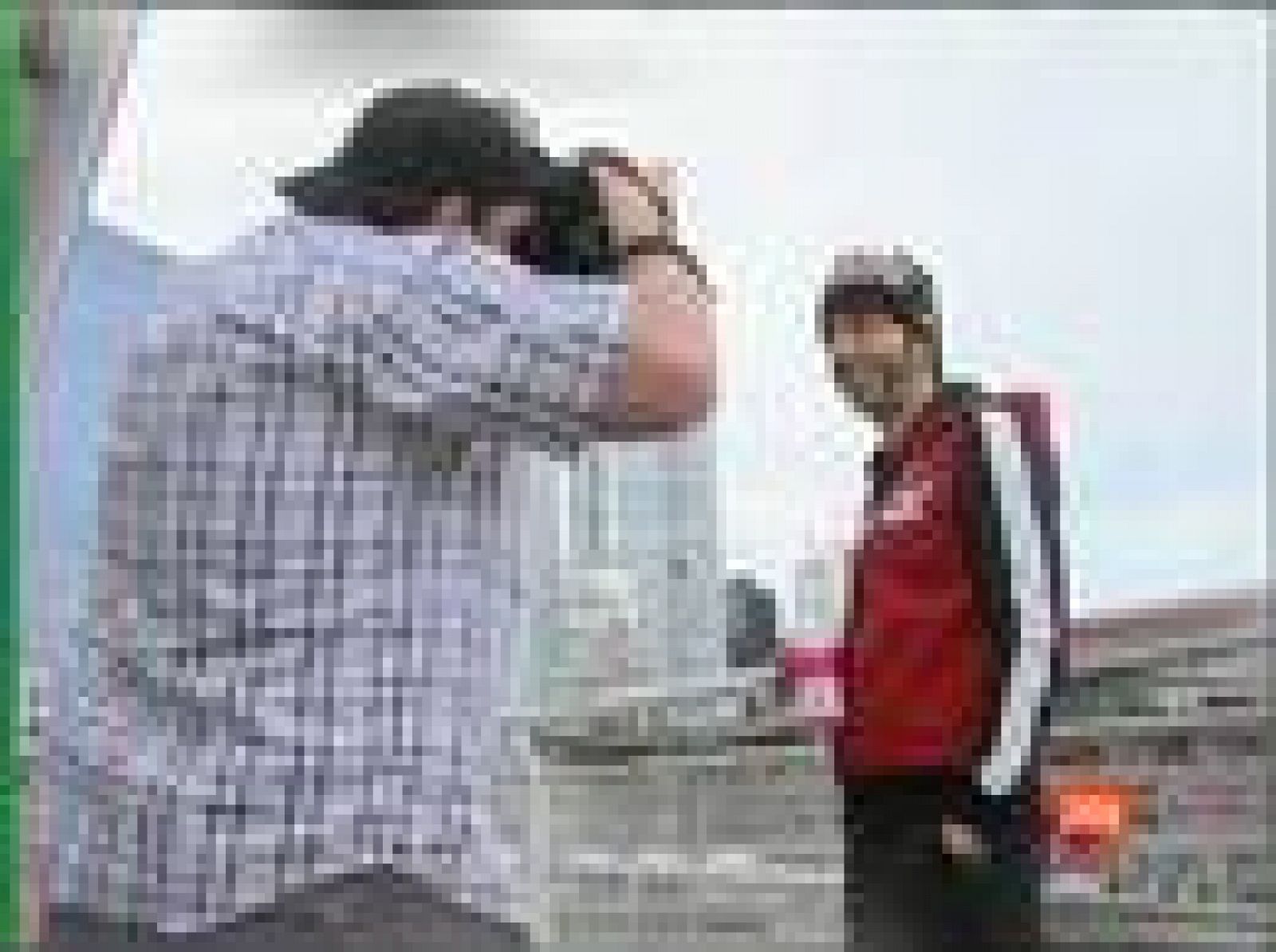 El esquiador ciego Brian McKeever, entrenando en Cannmore antes de viajar a los Juegos de Vancouver