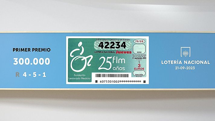 SELAE - Sorteo de la Lotería Nacional del 21/09/2023