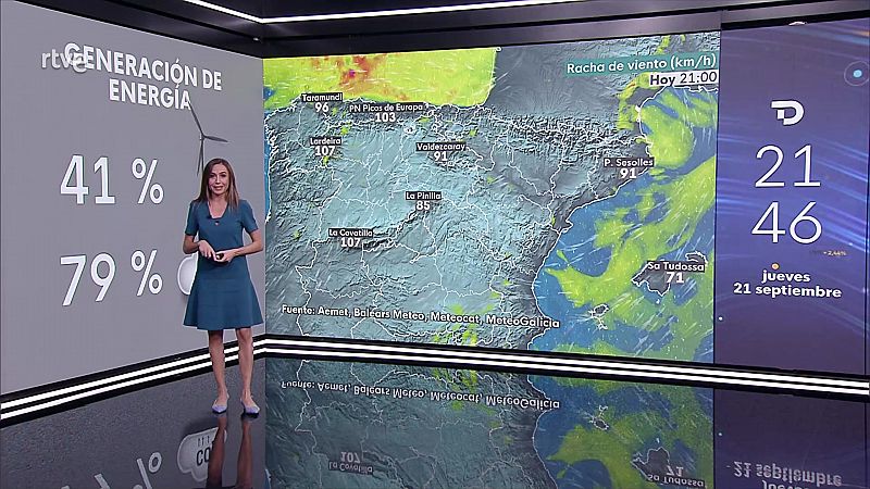 Intervalos de viento fuerte del oeste y suroeste en el Cantábrico y litorales de Galicia y sureste peninsular - ver ahora