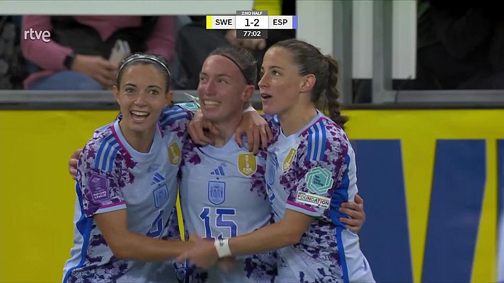 Eva Navarro firma el gol de la noche con un zurdazo a la escuadra