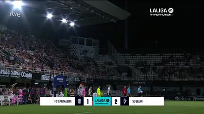 Cartagena - Eibar resumen del partido de la 7 jornada