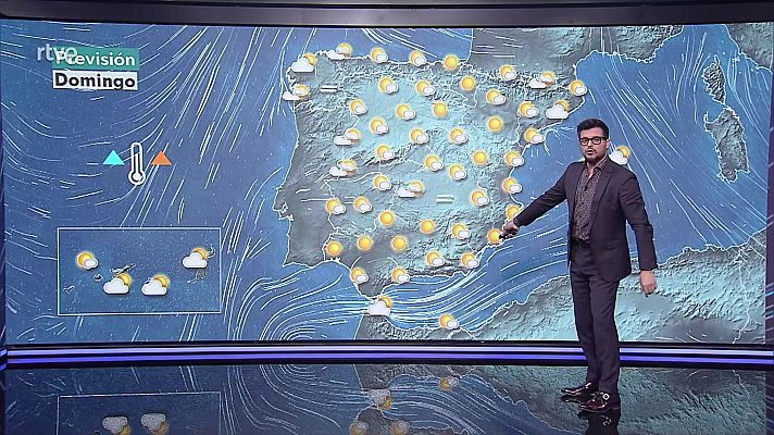 Las temperaturas mínimas descienden en la Península y Baleares, con probabilidad de heladas débiles y dispersas en Pirineos      