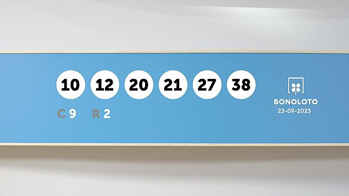 SELAE - Sorteo de la Lotería Bonoloto del 23/09/2023