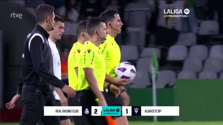 Resúmenes de LaLiga - Racing - Albacete: resumen del partido de la 7ª jornada