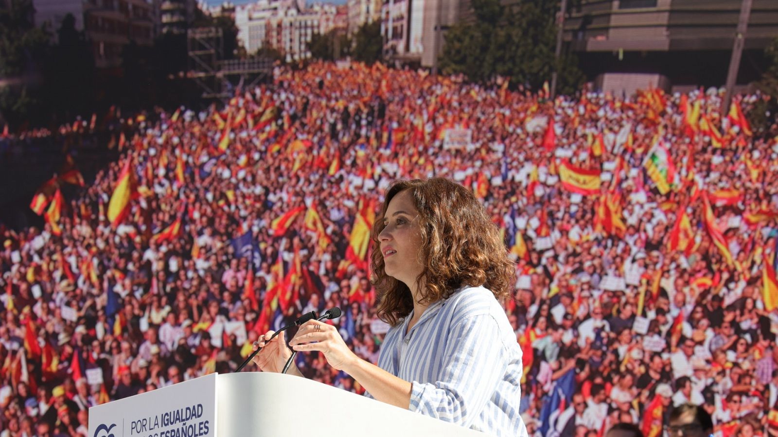 Debate de investidura | Ayuso: "Decir amnistía es lo mismo que decir que España es una dictadura"