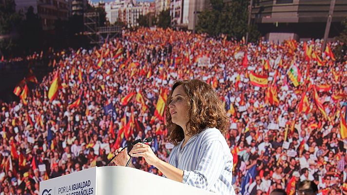 Ayuso rechaza la amnistía porque sería decir que España es una "dictadura": "De ninguna manera"