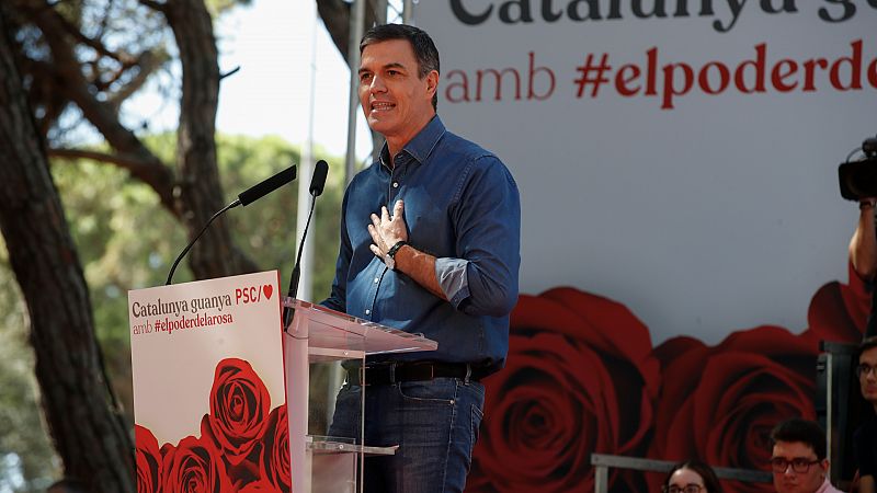 Sánchez, sobre el acto del PP: "Debe estar celebrando que Feijóo perderá la investidura"