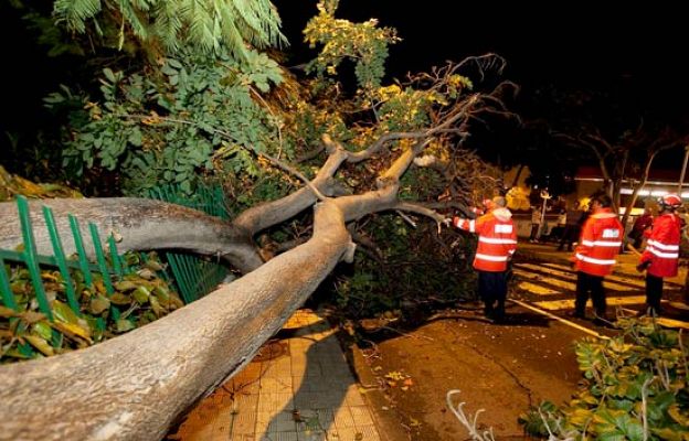 Canaria sufre un grave temporal