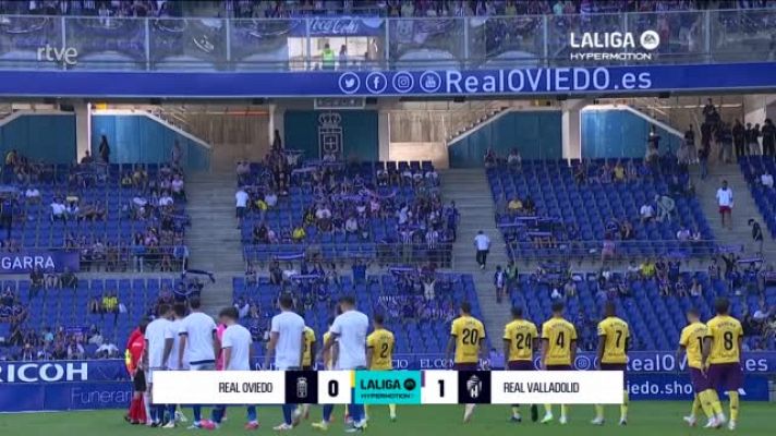 Oviedo - Valladolid: resumen del partido de la 7ª jornada