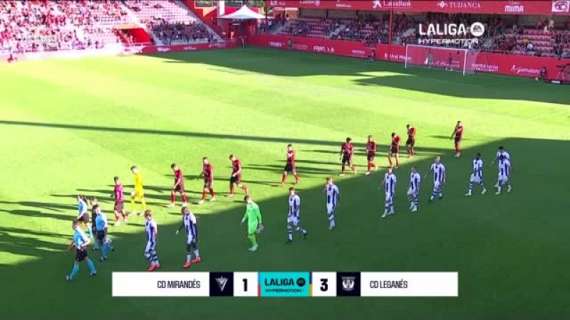 Mirandés - Leganés: resumen del partido de la 7ª jornada | Segunda  -- ver ahora