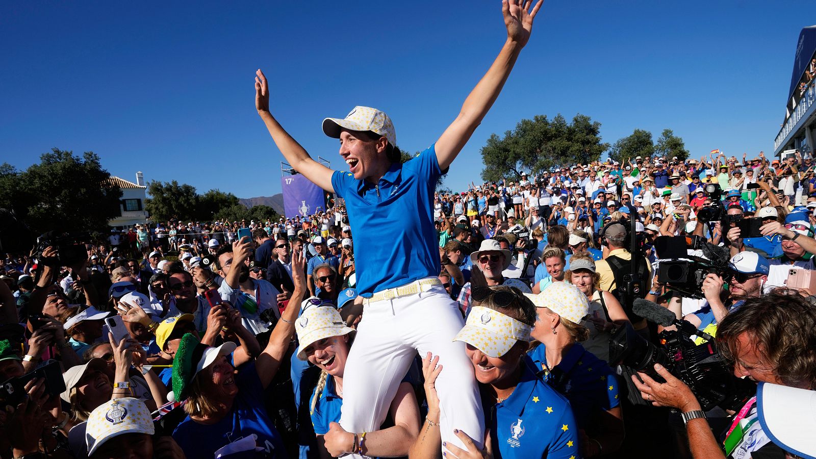 Carlota Ciganda le da la Solheim Cup a Europa - ver ahora