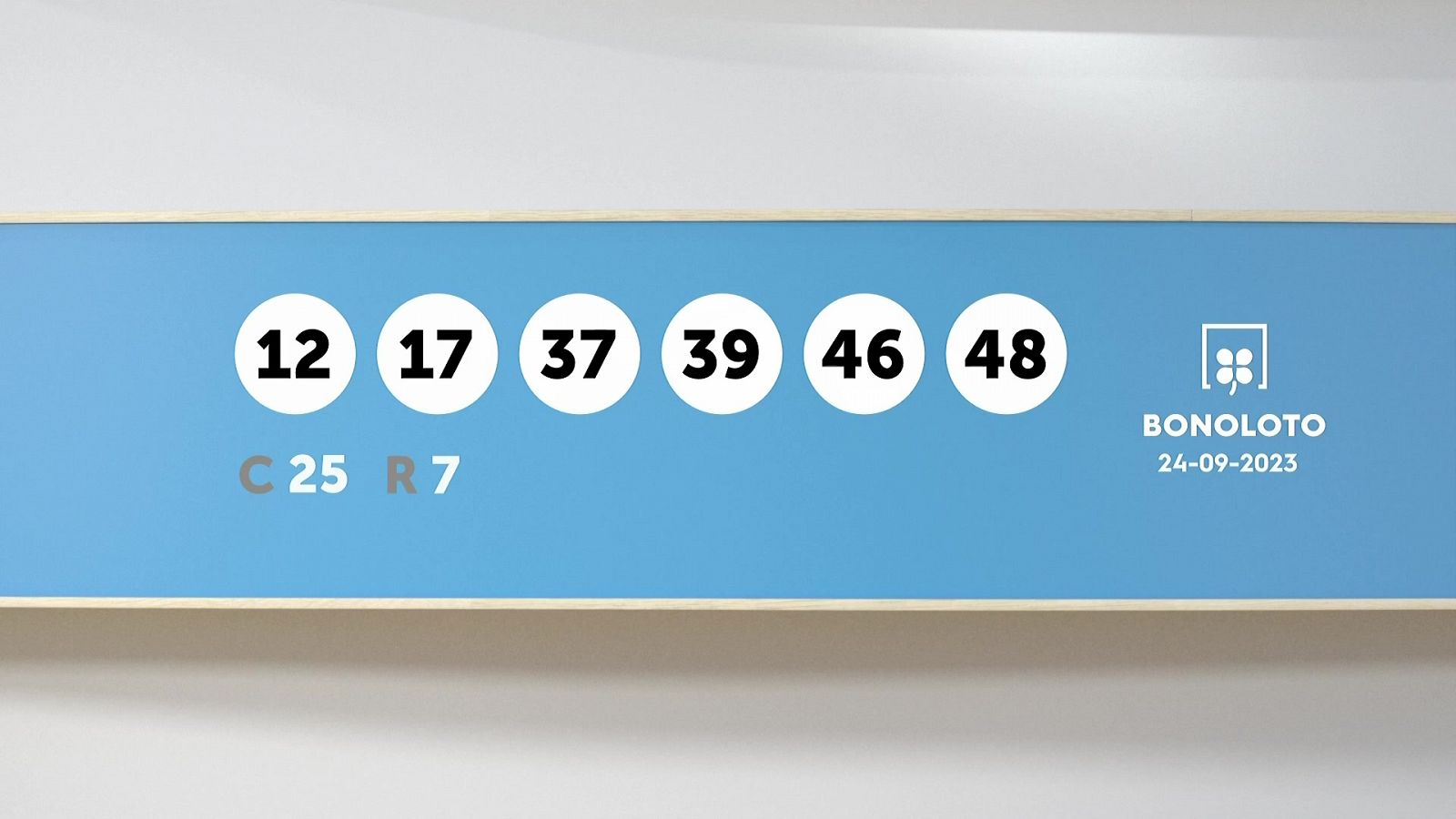 Sorteo de la Lotería Bonoloto del 24/09/2023 - Ver ahora