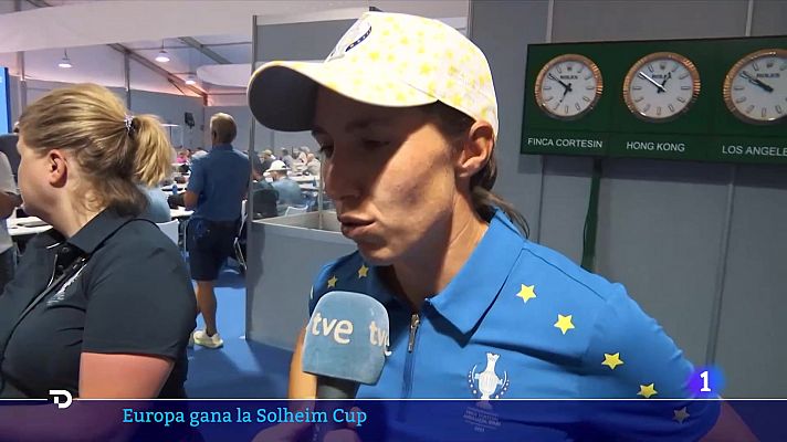 Telediario Fin de Semana - Carlota Ciganda: "Ganar así en mi país no lo voy a olvidar nunca"