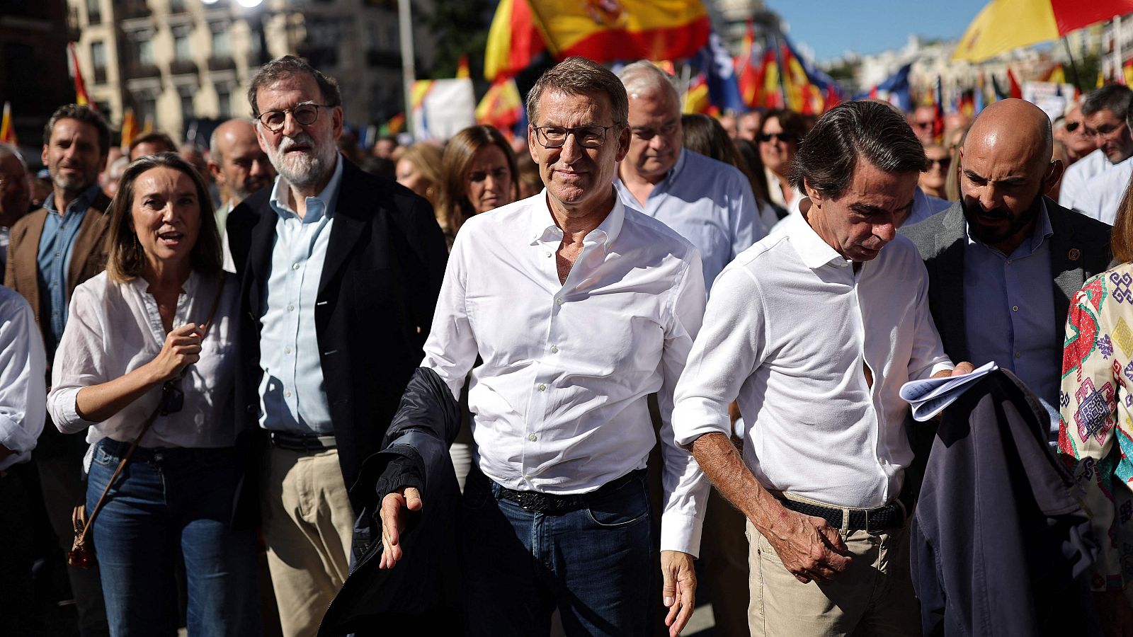 El PP celebra el "éxito" de su acto contra la amnistía