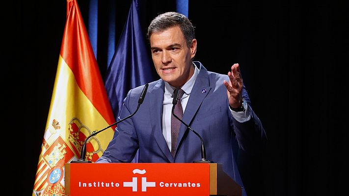 Telediario 1 - El Gobierno minimiza el acto del PP en Madrid: "La cifra importante no son 60.000 asistentes sino forjar una mayoría parlamentaria"