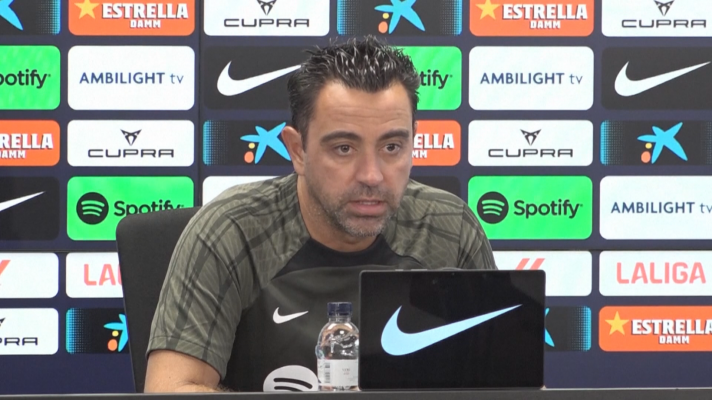 Xavi: "Ha sido un gran finde para nosotros poniéndonos líderes. Es anecdótico, pero nos gusta"