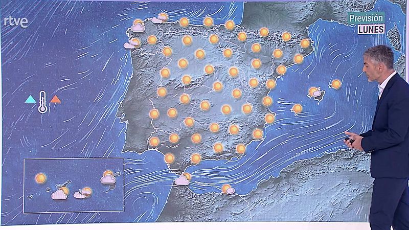 Predominio de altas presiones, con cielos poco nubosos o despejados y sin precipitaciones - ver ahora