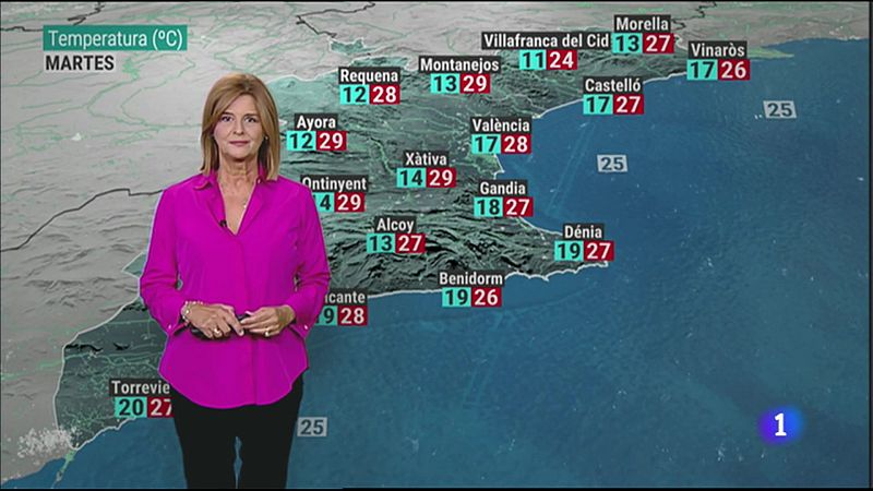 El tiempo en la Comunitat Valenciana 25/09/23 ver ahora