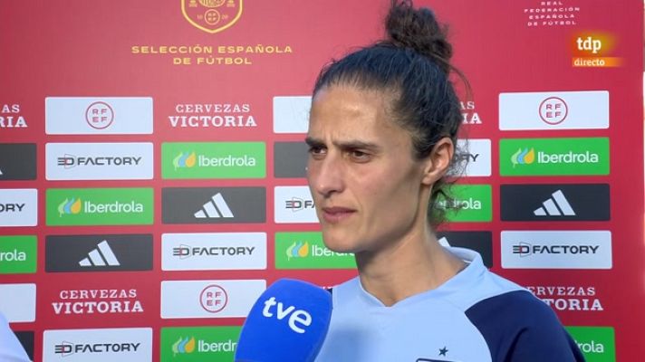 UEFA Nations League - Montse Tomé, a TVE: "No me gustaba el ambiente, necesitábamos entrenar para despegar"