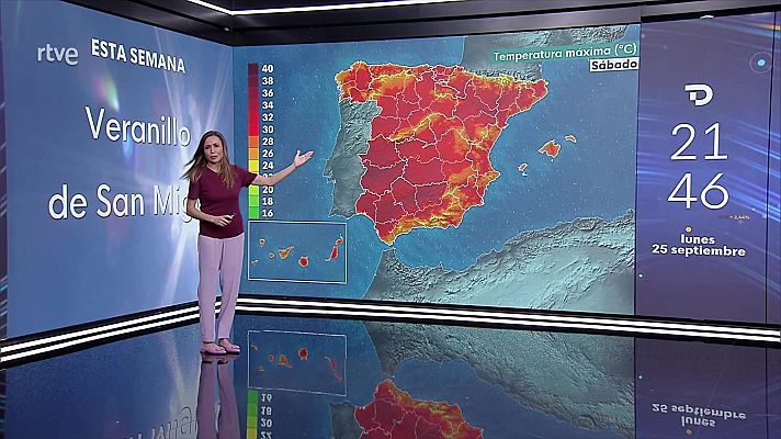 En Galicia, entra un frente atlántico poco activo dejará cielos nubosos, con posibilidad de lluvias débiles