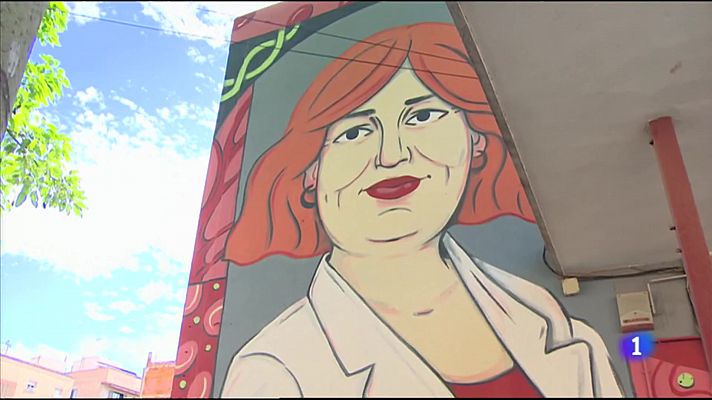 La investigadora Laura Lechuga, protagonista del nou mural del projecte Dones de Ciència