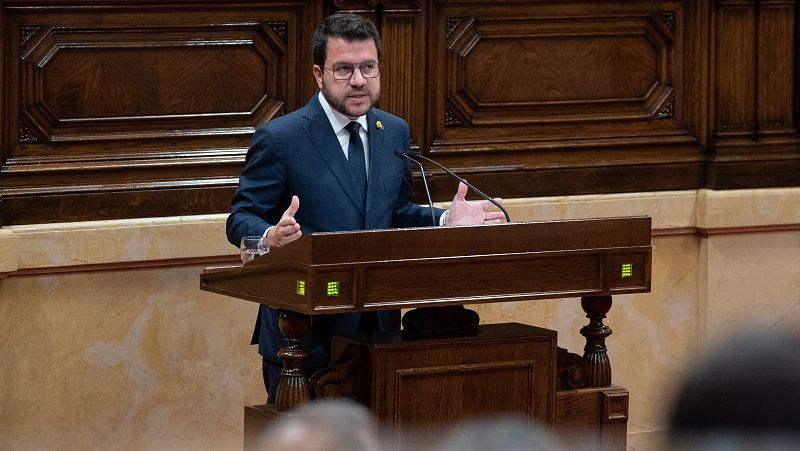 Aragonès vuelve a dar por hecha la amnistía y exige fijar en esta legislatura el marco de un referéndum
