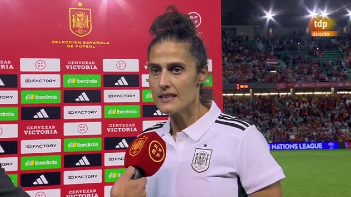 Fútbol - Montse Tomé: "Ha sido una semana atípica, pero hemos sabido sobreponernos"