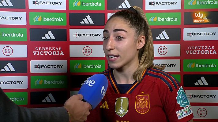 Olga Carmona: "Estamos felices con el cuerpo técnico. Nosotras a seguir ganando"