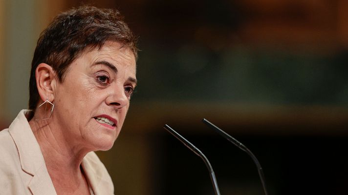 Especiales informativos - Mertxe Aizpurua (EH-Bildu) replica a Feijóo durante el debate de su investidura