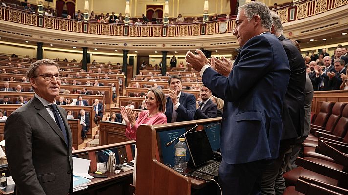 El Congreso rechaza la investidura de Feijóo por mayoría absoluta