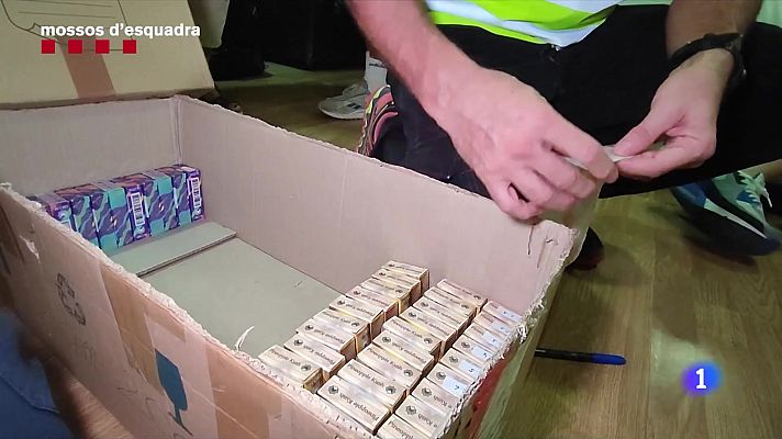L'Informatiu - Desmantellada una organització criminal dedicada a la venda de marihuana i haixix a traves de màquines expenedores