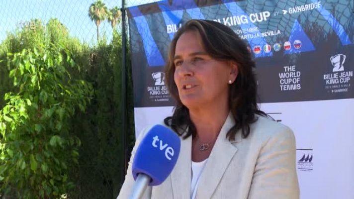 Conchita Martínez, sobre las finales de la Billie Jean King Cup: "La competición va a ser muy buena"