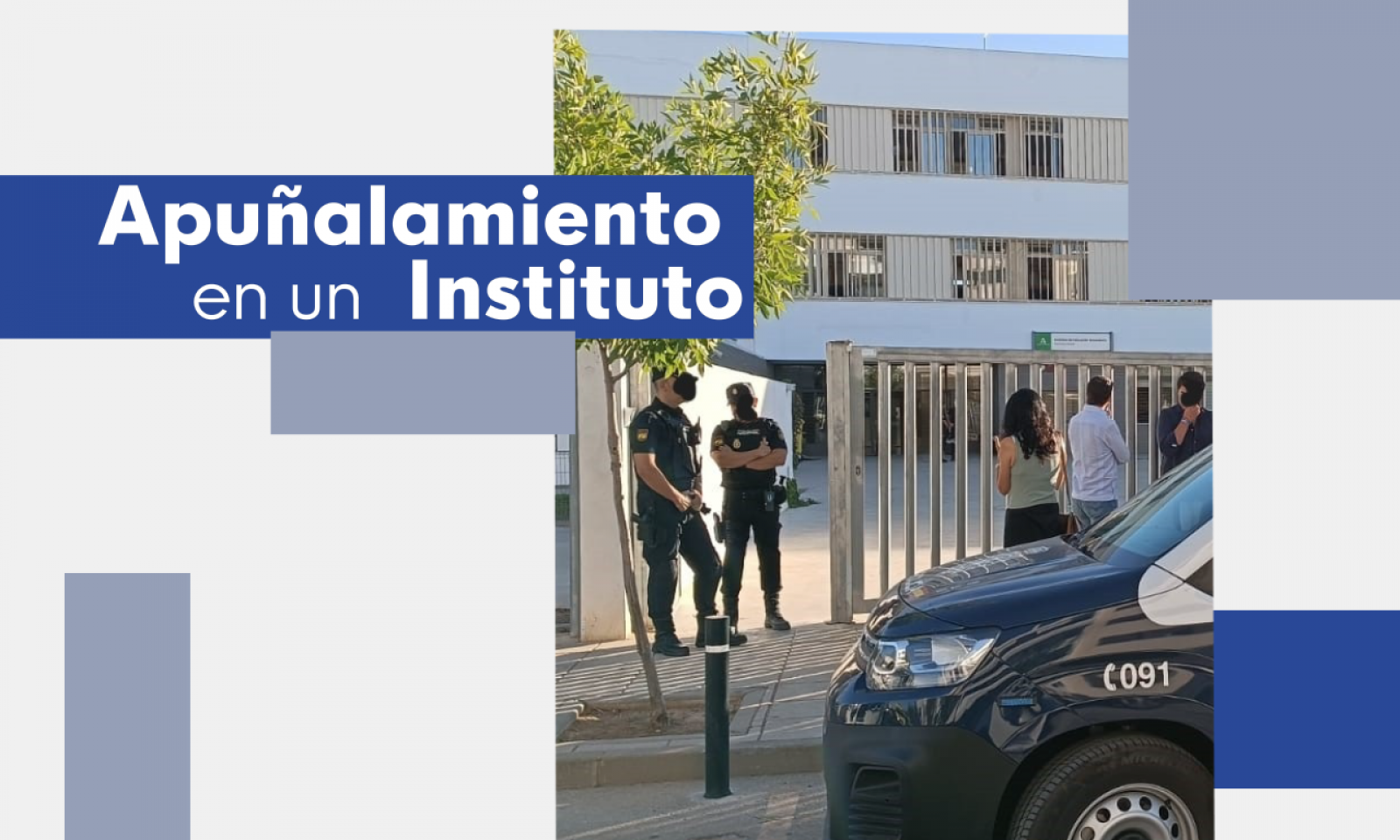 Apuñalamiento en un instituto en Jerez