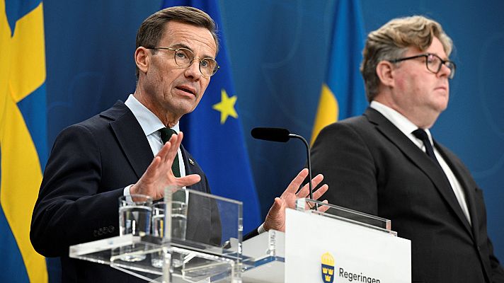 Telediario 1 - El Ejército sueco ayudará a policía contra la ola de violencia de bandas en el país