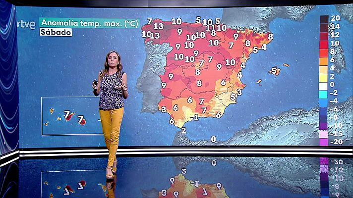 Intervalos de viento fuerte de levante en el área del Estrecho. Temperaturas superiores a los valores normales para la época