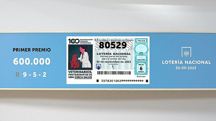 SELAE - Sorteo de la Lotería Nacional del 30/09/2023