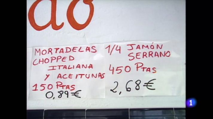 Telediario Fin de Semana - Churriana: Hace 25 años de los primeros euros