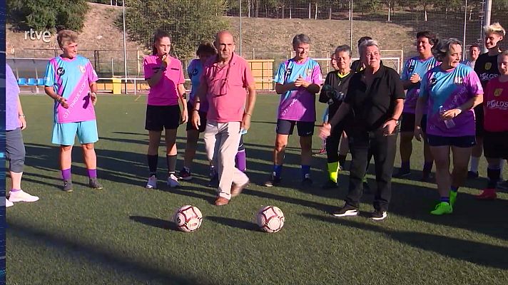 Homenaje a Mercedes Gaitero, "la Beckenbauer" de la primera selección española femenina oficial de fútbol