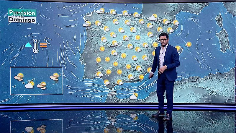 Levante fuerte con rachas muy fuertes en el entorno del Estrecho. Calima en Canarias - ver ahora