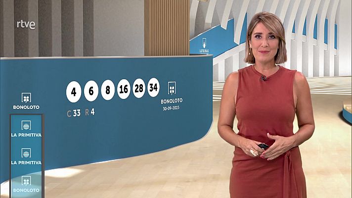 Loterías - Sorteo de la Bonoloto y Primitiva del 30/09/2023