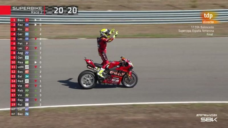 Bautista gana la carrera 2 en Portimao y se queda a dos puntos de ganar el Mundial